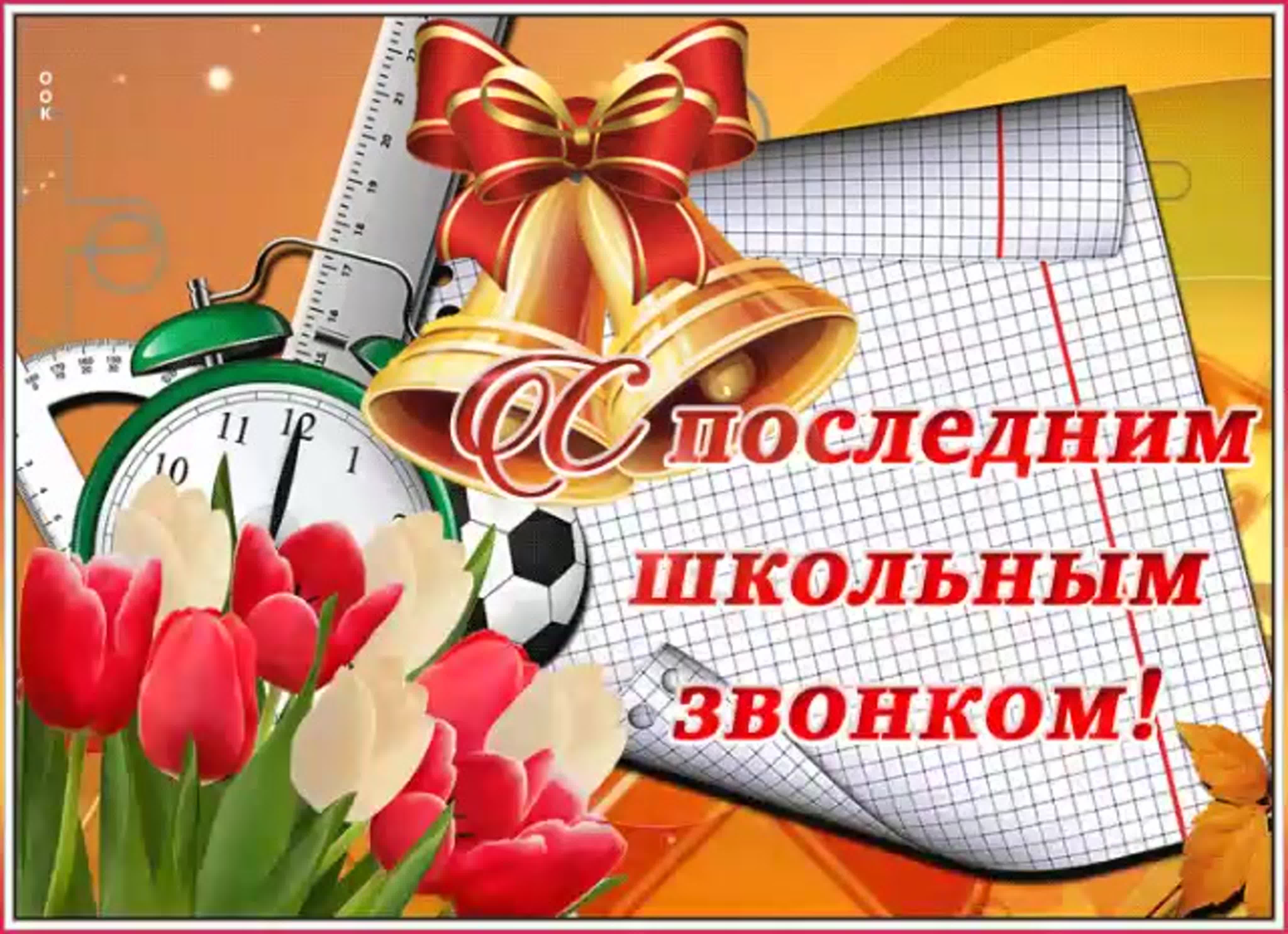 Поздравление С праздником &amp;quot;Последний звонок&amp;quot; И.о. председателя комитета по образованию администрации муниципального образования «Город Саратов» Е.Б. Перепелицина.
